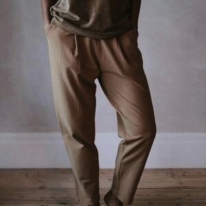 The Simple Folk Cozy Trousers In Camel US Size 6 (small)